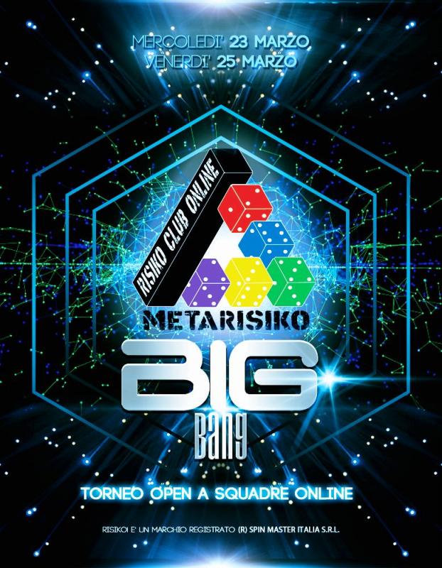 Nome:   Big bang - Torneo a squadre.jpg
Visite:  781
Grandezza:  93.5 KB