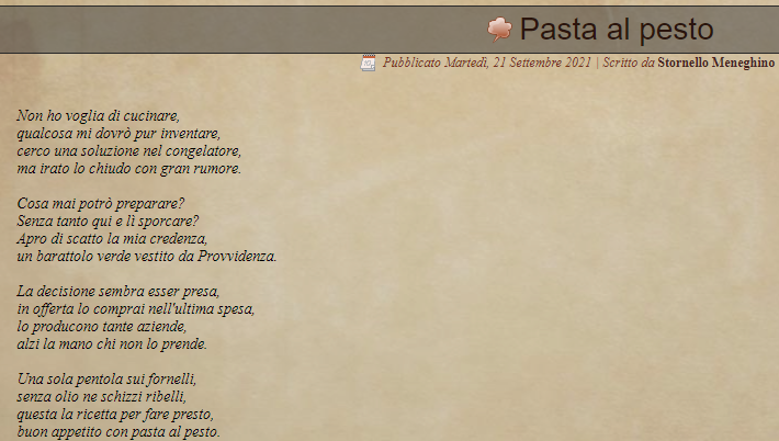 Nome:   poesia_pesto.png
Visite:  190
Grandezza:  318.2 KB