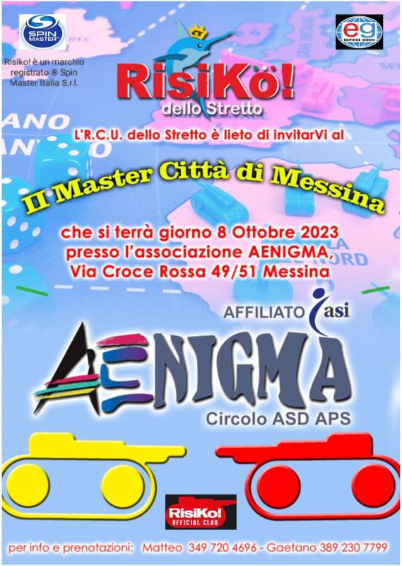 Nome:   Locandina 2° Master di Risiko! città di Messina.jpg
Visite:  543
Grandezza:  80.6 KB