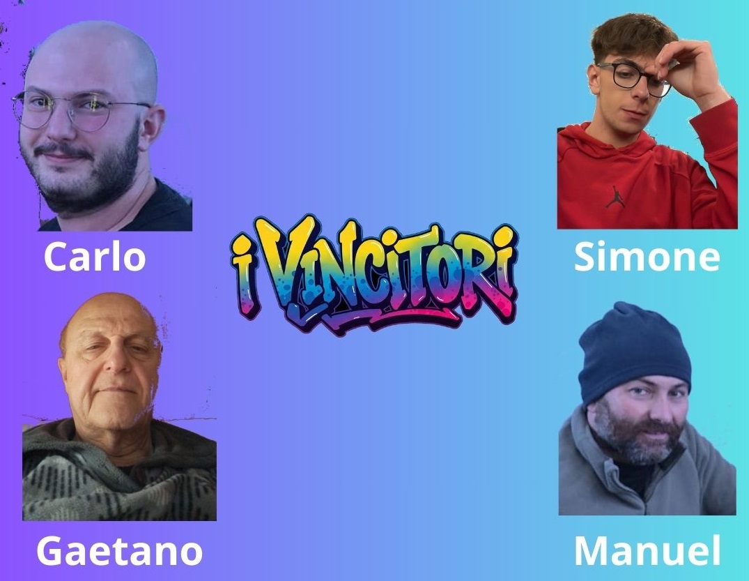 Nome:   quarto turno VINCITORI.jpg
Visite:  86
Grandezza:  167.7 KB