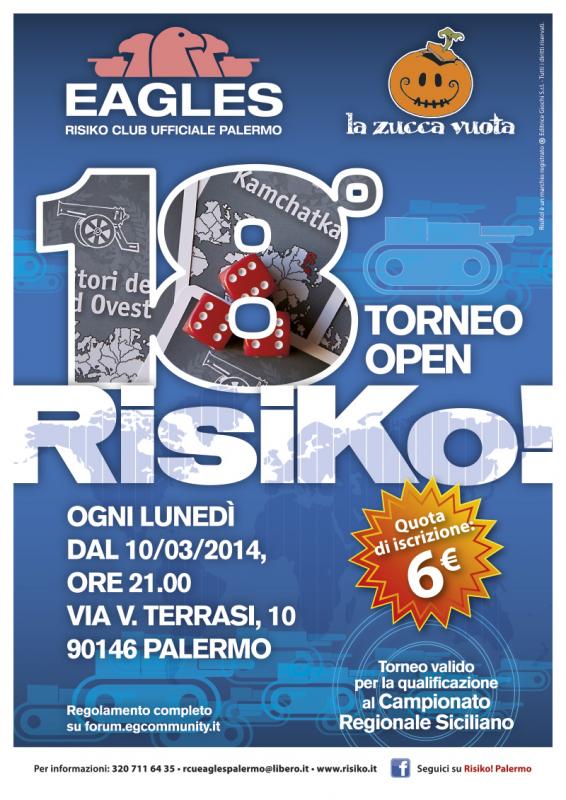 Nome:   locandina-18-torneo-risiko.jpg
Visite:  301
Grandezza:  86.1 KB