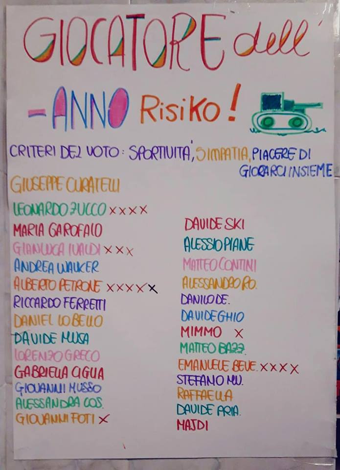 Nome:   alberto risiko2.jpg
Visite:  252
Grandezza:  67.0 KB