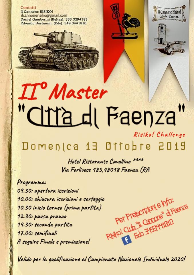 Nome:   Manifesto Master Risiko! 2019 Faenza.jpg
Visite:  880
Grandezza:  100.3 KB